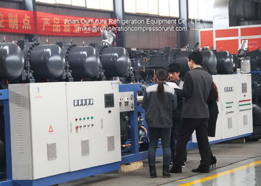 Eis-Maschinen-Kühlraum-Druckluftanlage 100HP - Kühlleistung 600HP