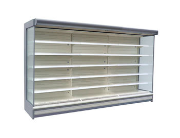 Vertikale gekühlte Nahrungsmittelverkaufsmöbel-Supermarkt-Kühlgeräte für R404A