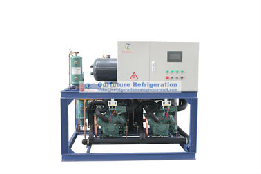 Kühlraum-Druckluftanlage für den Samen, der mit Kolbenverdichter R404a Bitzer 30HP*3 verarbeitet